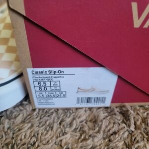 Vans checkered frappe color